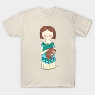 Girl with a wombat T-Shirt